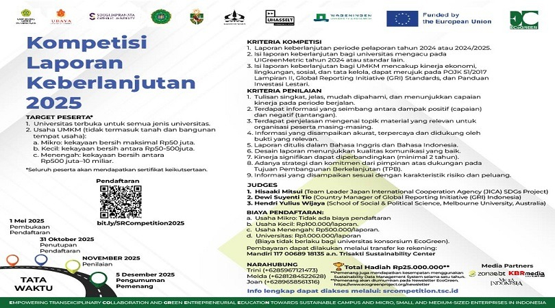  Kompetisi Laporan Keberlanjutan: Tingkatkan Daya Saing Universitas dan UMKM dengan Laporan Keberlanjutan