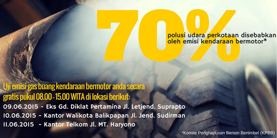 Pemkot Balikpapan Kampanye Langit Biru