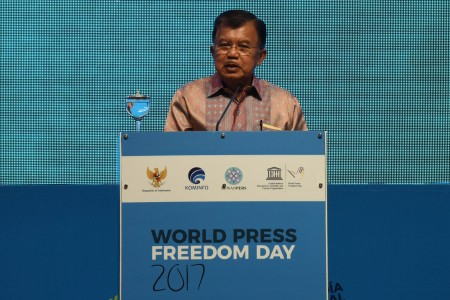 Hari Kebebasan Pers Dunia, JK: Indonesia Lebih Aman Bagi Jurnalis