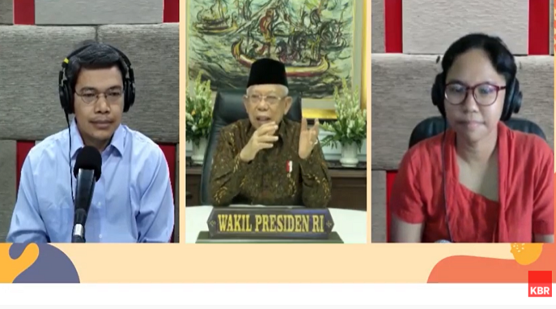Wawancara Wapres Ma'ruf Amin, dari Suntik Vaksin sampai Target  Sejuta Perhari