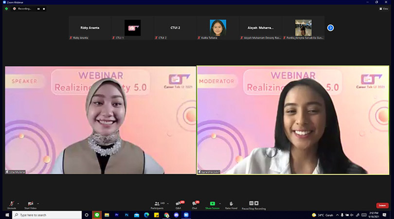 Career Talk UI 2021: Tips Interview Kerja yang Baik hingga Menjalin Networking