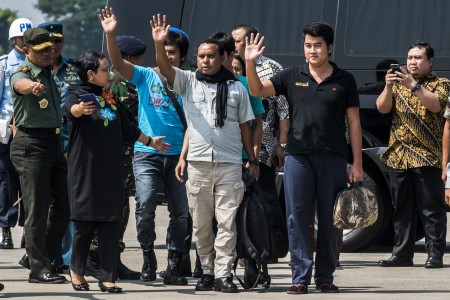 Empat WNI Tiba di Halim 