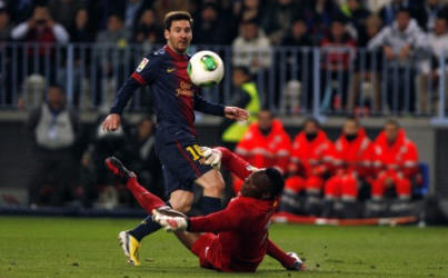 Messi Cetak Empat Gol, Barcelona Permalukan Ossasuna 5-1