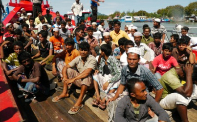 Polisi Banyuwangi Tangkap 38 Pengungsi Rohingya Asal Burma