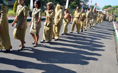 Disidak, PNS Pemkot Bogor Berhamburan Keluar Kantin