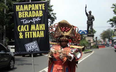 Warga Solo Aksi Kampanye Sehat