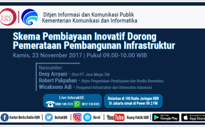 Skema Pembiayaan Inovatif Dorong Pemerataan Pembangunan Infrastruktur