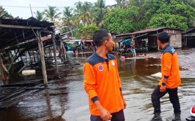 Belasan Desa di Pesisir Aceh Diterjang Banjir