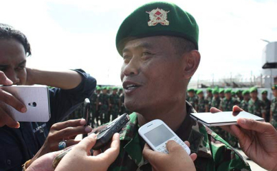 Satgas Perbatasan Nunukan Berganti