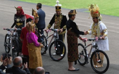 Peringati Kemerdekaan, Jokowi Kembali Serukan Kerukunan