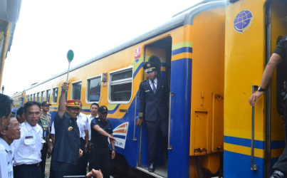 Stasiun Gandrungmangu Cilacap Dioperasikan Kembali