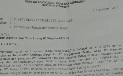 Hendak Tinjau Lahan Sengketa Telukjambe Karawang, Tim KLHK Dihalangi