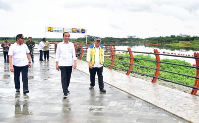 Bendungan Sepaku Semoi Jadi Sumber Air Baku di IKN